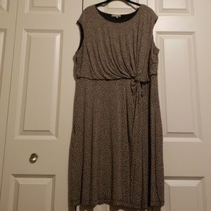 Dana Buchman twist knot dress